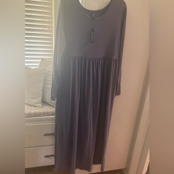 Muted Lavender long sleeve maxi NWT - Picture 5 of 9